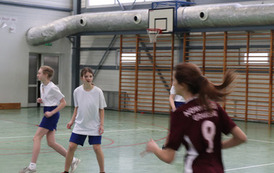 IV miejsce drużyny dziwcząt w koszyk&oacute;wce (8)