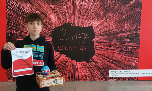 Zdjęcie do Nasz laureat w Konkursie Flagi Narodowej 