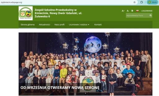 Zdjęcie do OD SIERPNIA NOWA STRONA INTERNETOWA